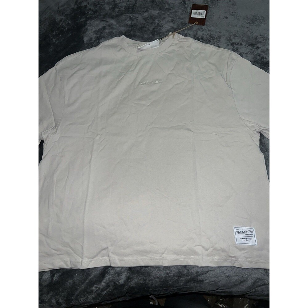 XLarge Mitchell & Ness Branded Script Mens T Shir… - image 4
